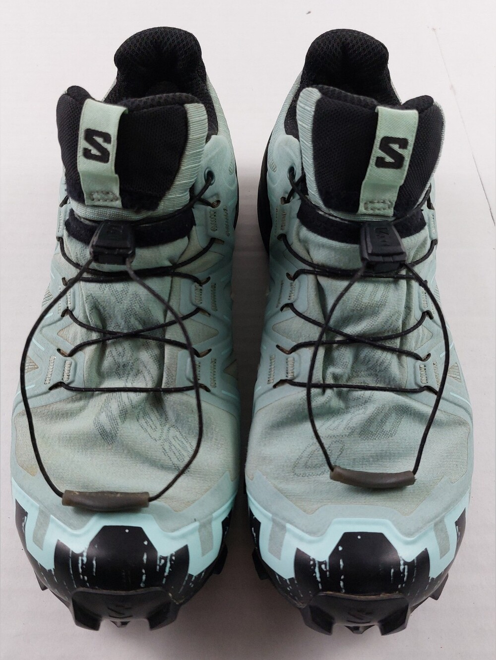 Salomon Speed Cross 6 Gore-Tex Womens Size 8 Teal Contagrip Trail Running Shoes